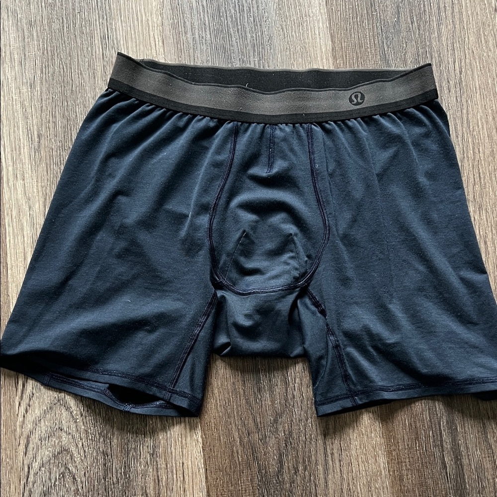 (4) lululemon athletica Men's Dark Navy Boxer Briefs